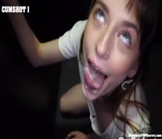 GloryholeTOPsecrets.com - That's it Lana. Now swallow it all.