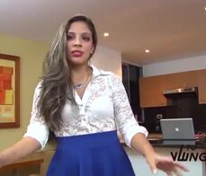 TU VENGANZA - Lusty Colombian brunette teen takes hard revenge pounding