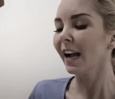 Wife has to watch husband massage and fuck a hot teen