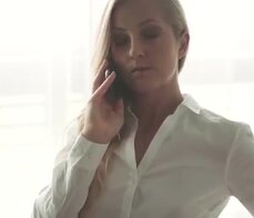 LOS CONSOLADORES - Hot European babe gets consoled by Hungarian wife and hubby in threesome