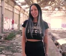 CHICAS LOCA - Tattooed Hungarian Deborah Diamond in hot outside fuck gets cum in mouth