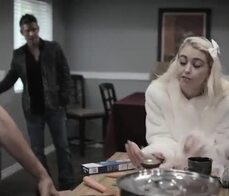 Stepdaughter teen double penetrated after shopping