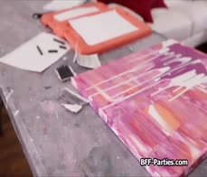 Sketching then sharing dick with girlfriends