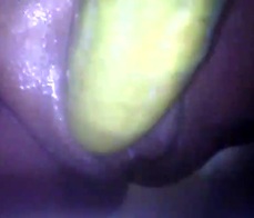 Banana per figa nera