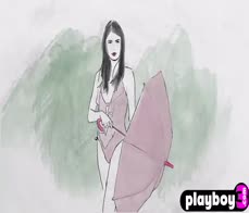 Beautiful all natural MILF Hilary C posed outdoor and exposed perfect ass