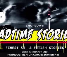 BADTIME STORIES - Hot German babe Lullu Gun gets nipple clamps and anal hook in hot BDSM