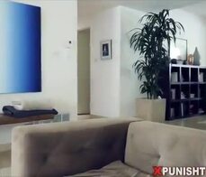 Two cutie blonde teens having a punish fuck with ropes