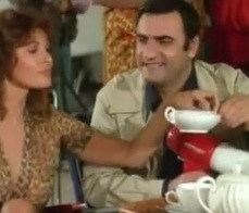 Una silueta muy mojada