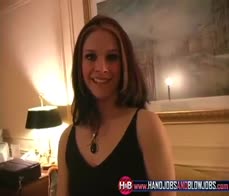 Sexy cock sucking teen gets drenched in cum