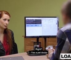 Huge boobs MILF requires a loan from this shady place