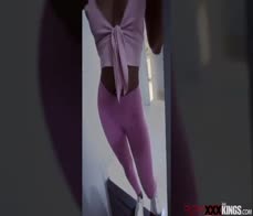 Ebony girlfriend filmed by bf sucking and riding his bbc