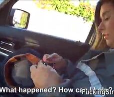 The policewoman enlists his help in relieving some stress