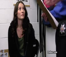 Sexy Veronica's pussy drilled on the office desk