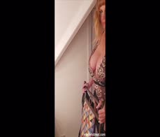 Marilyn Treat is in gorgeous lingerie and doing her make up