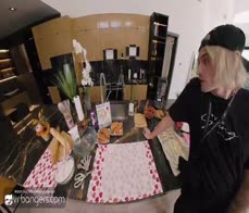 VR Bangers Hot Milfs Fuck Hard During A Cooking Show HD Porn Pt3