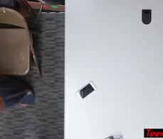 Arrogant teen thief anal fucked by a security guard