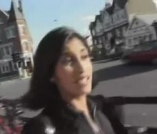  Indian girl caught in the street