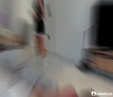 Stepbrother gets rewarded with a quick fuck