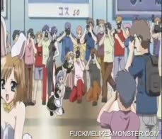 Cock sucking anime cutie is drilled hard