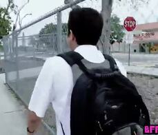 Teen BFFs sex party with two guys after soccer practice