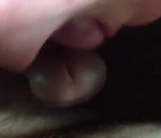 Girl licks dick to cum