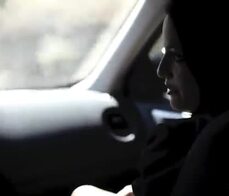 MILF squirts all over teen hitchhiker they picked up