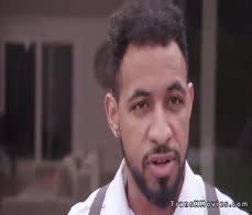 Boss comes home and fucks trans babysitter