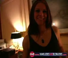 Sexy slutty teen sucking dick