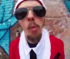 BUMS BUS - Christmas fun in the van with German babe Lullu Gun and amateur guys