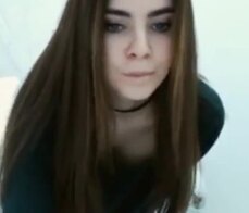 White russian brunette fingering her honeycomb