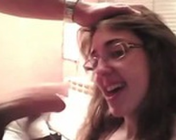 360px x 288px - An amateur girl in glasses gets a fuck and a facial | Cumlouder.com