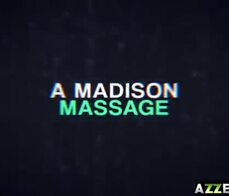 Hot lesbian massage with August and Madison