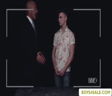 Rich Ace Banner grooms the ass of Jack Waters using dildo