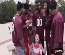 Fucked by the entire football team