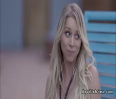 Almost married man fucks blue haired babe