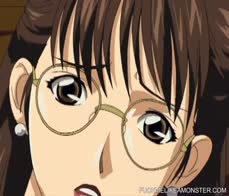 Anime lesbian group and masturbation session