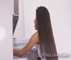 Little lupe fingering her tight petite pussy