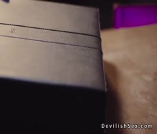 Dude fucks sexy blonde babe in black stockings