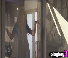 Black and hot Victoria Antoinette posed in hot lingerie for the Playboy