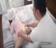 Anal on top with busty babe Penelope