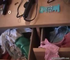 Teen slut sucks tutor off on hidden camera