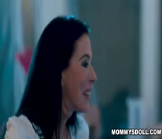 Reagan Foxx and her stepdaughter Gia DiBella having hot lesbian sex