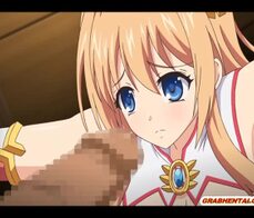 El regalo del abuelo: una tetuda se la chupa