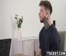 FTM Trans cutie Atlas Alexander fucked in his heavenly boypussy by Silver Steele!