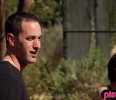 Sexy amateur couple tries a swinger club for the first time