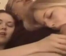 Two beautiful girls one old guy