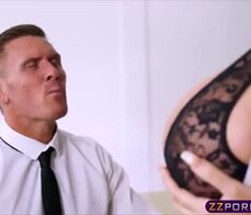 Time to fuck this busty MILF businesswoman really hard