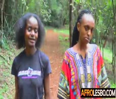 Hard working amateur African lesbians Seryo and Lola B just want some fun