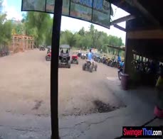 Amateur Thai girlfriend two way oral sex after day out driving a buggy