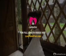Bride gets pumped when the hubby is gone